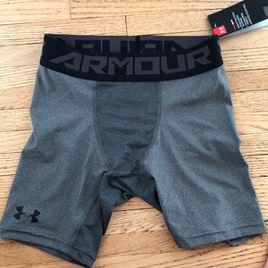 Under armour heat gear compression shorts 7 pairs in packaging (except one)